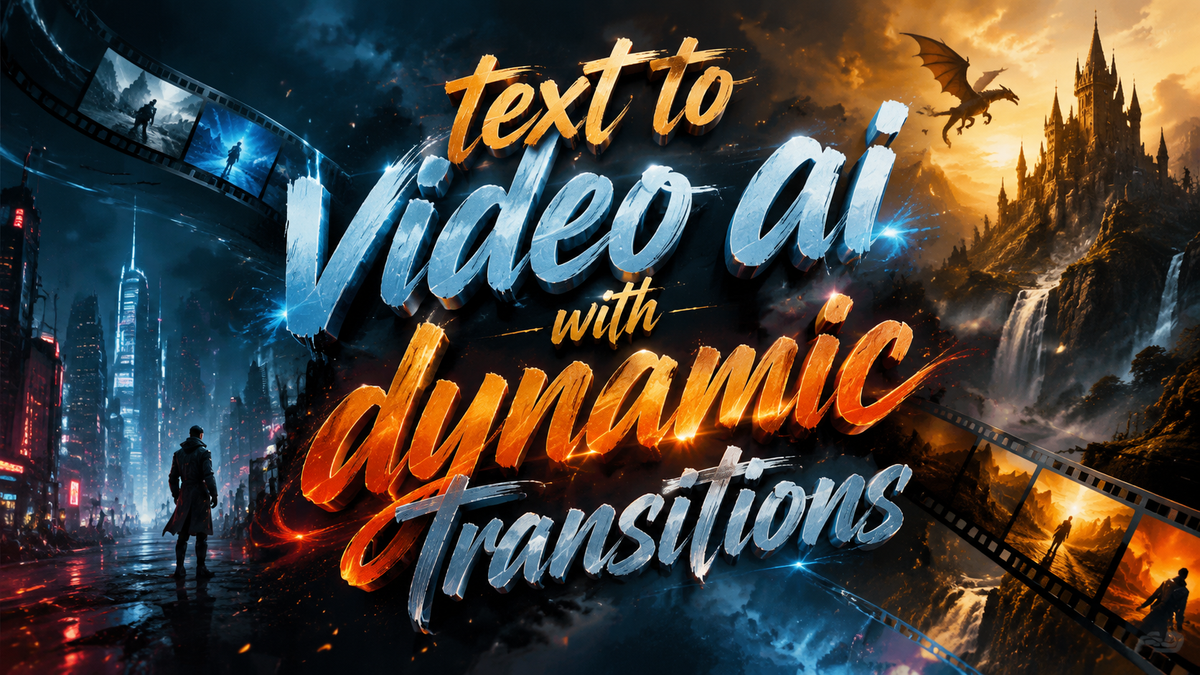 Text to Video AI con Transiciones Dinámicas | Guía 2026