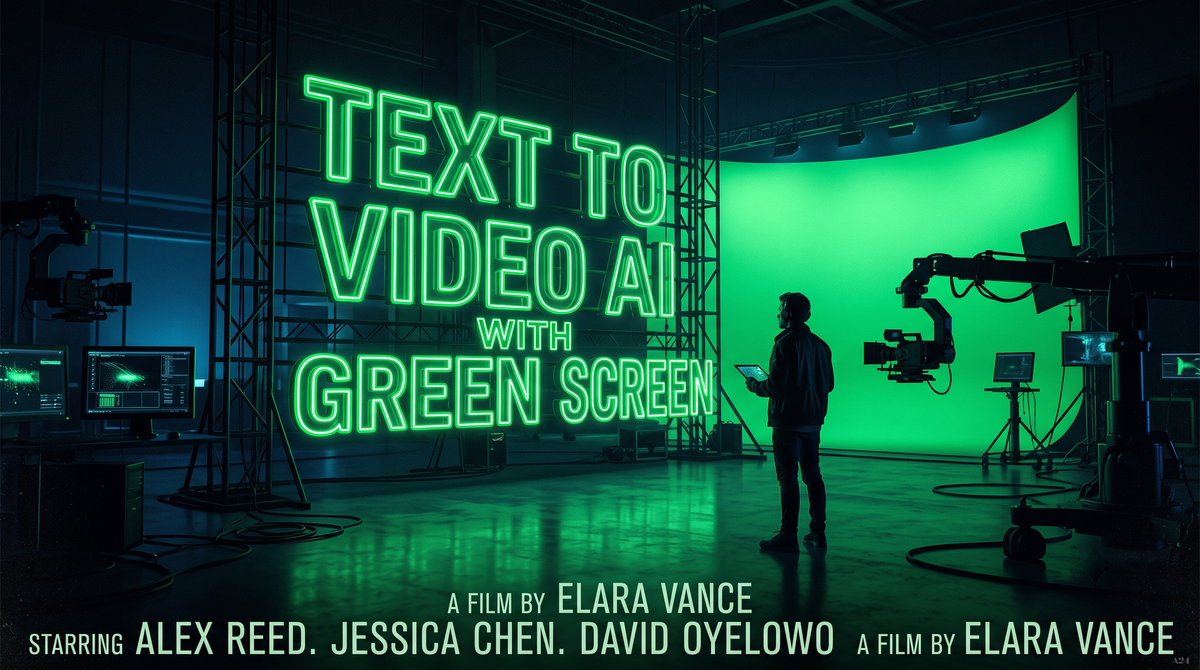 Text to Video AI com Chroma Key: Crie Vídeos Profissionais