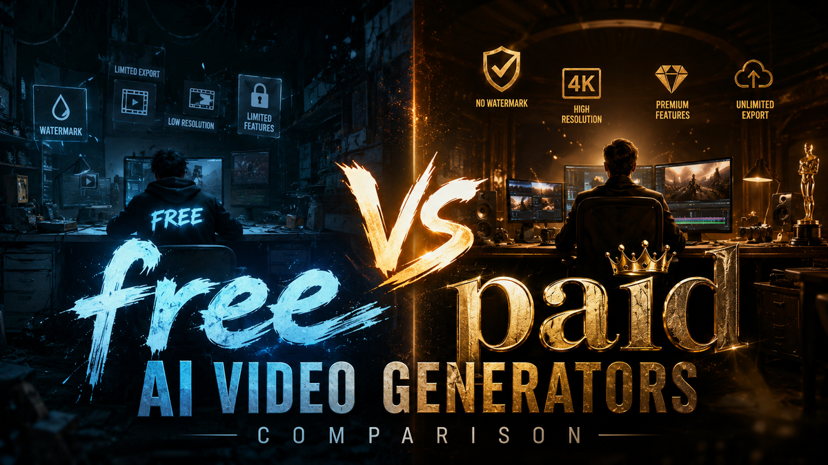Free vs Paid AI Video Generators: 2026 Comparison Guide