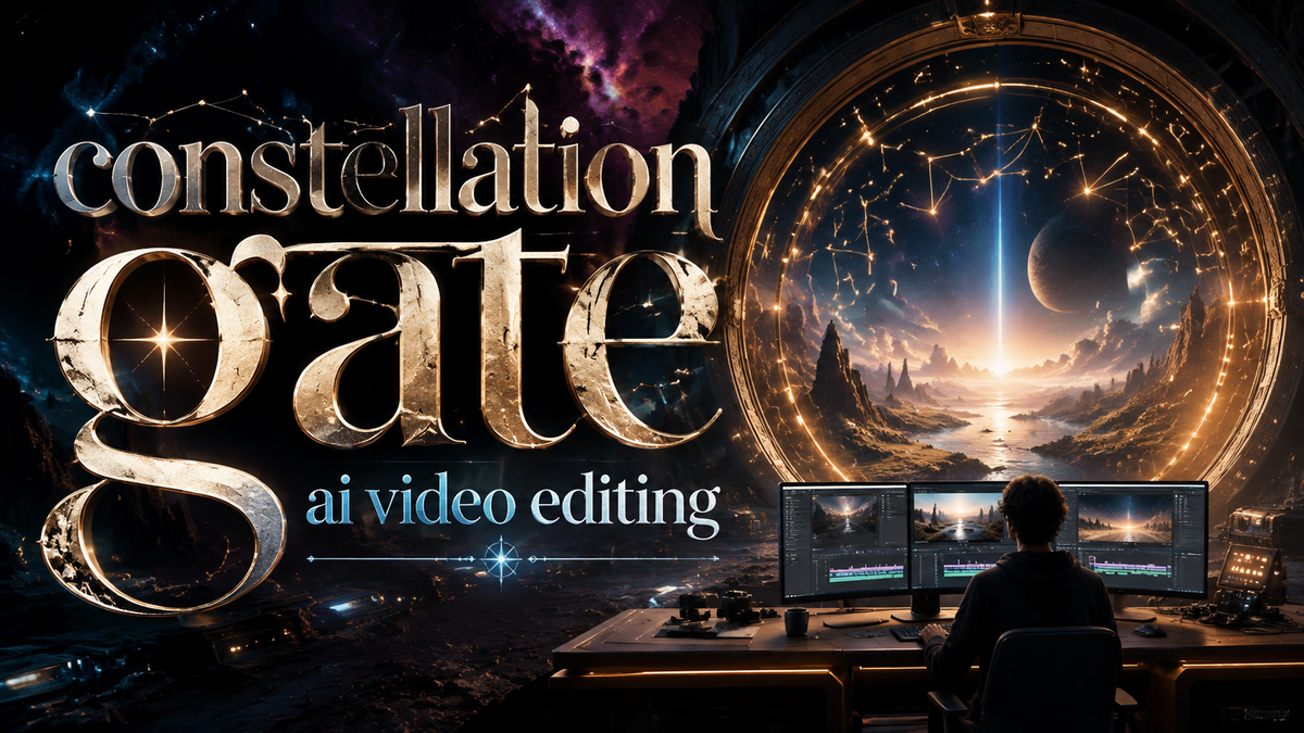 Constellation Gate AI: Edição de Vídeo Revolucionária