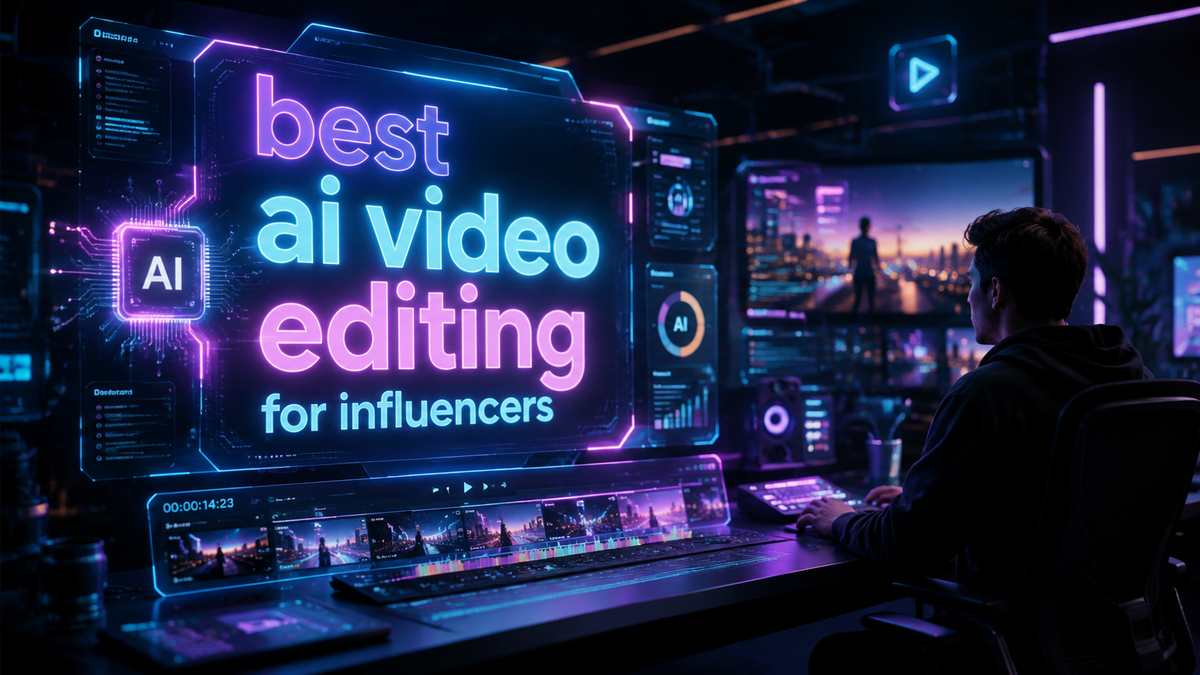 Mejor IA para edición de videos para influencers en 2026