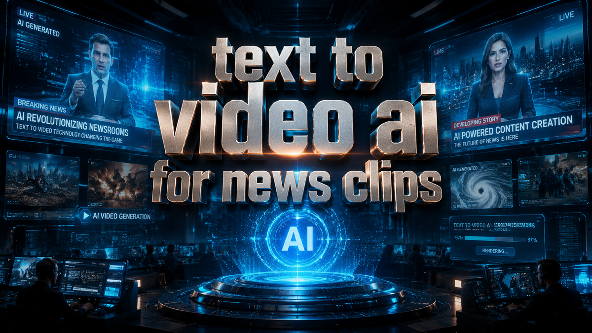 Text to Video AI for News Clips: The 2026 Future of Journalism