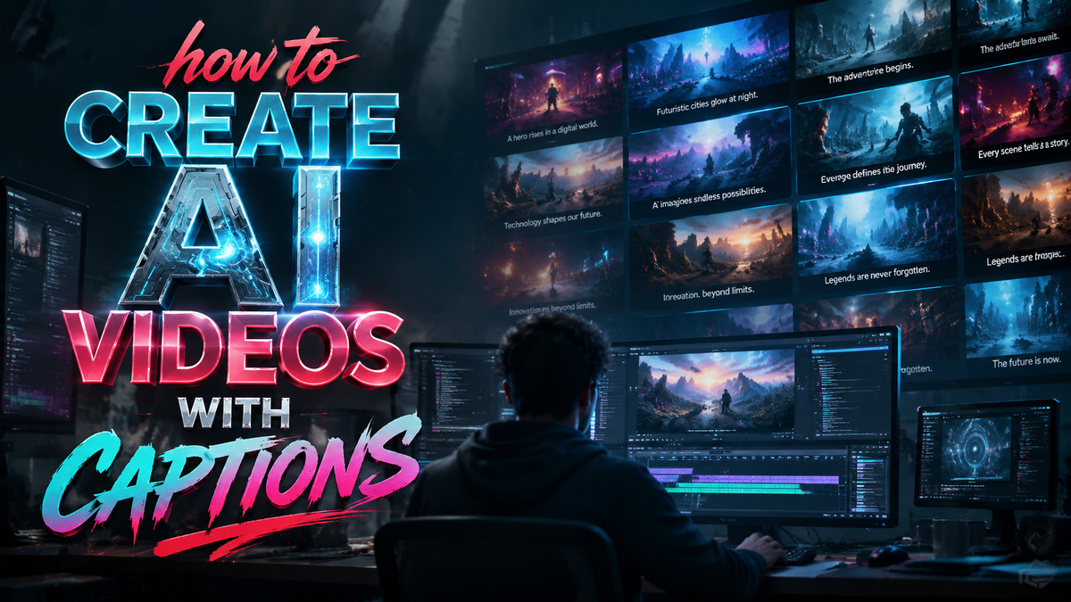 Cómo crear videos con IA y subtítulos en 2026 - Guía fácil