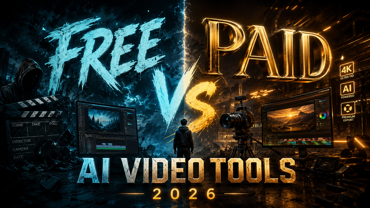 Free vs Paid AI Video Tools 2026: Ultimate Comparison