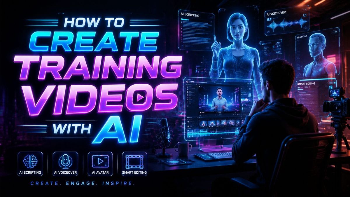 Cómo crear videos de entrenamiento con IA: Guía 2026