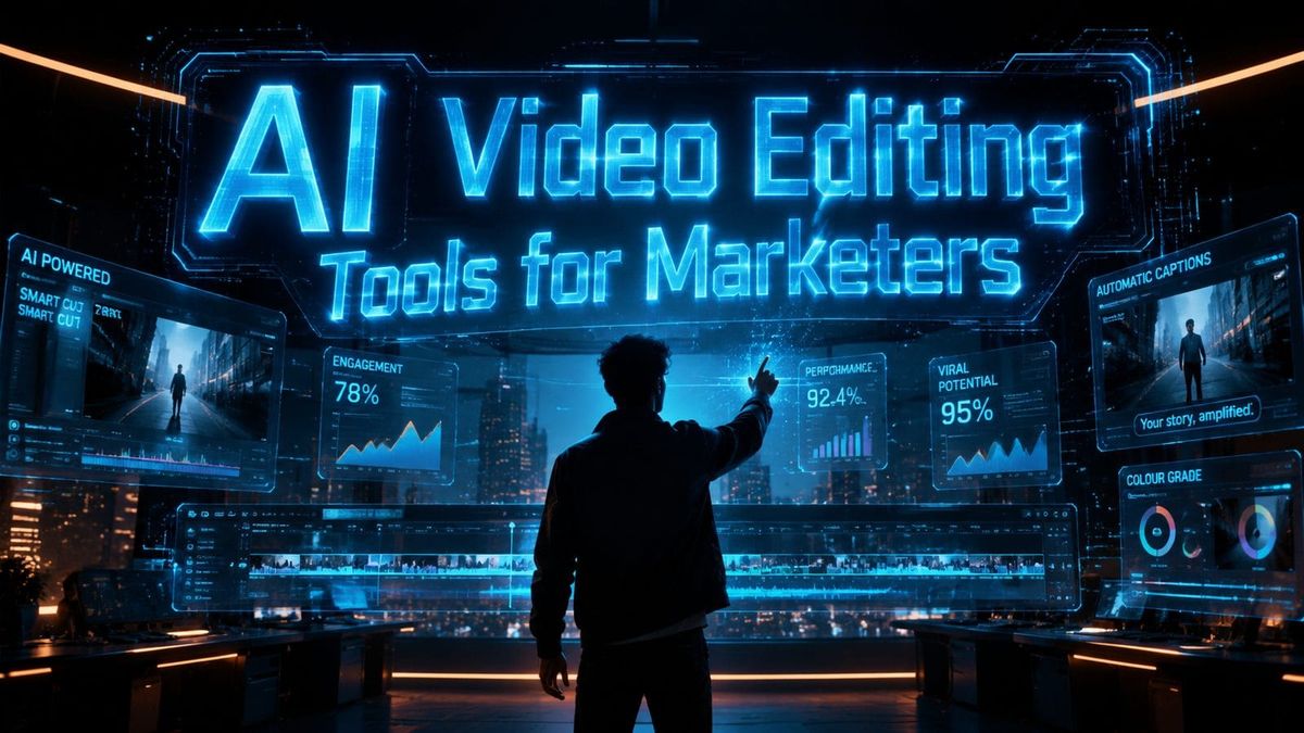 Herramientas de edición de vídeo con IA para marketers (2026)