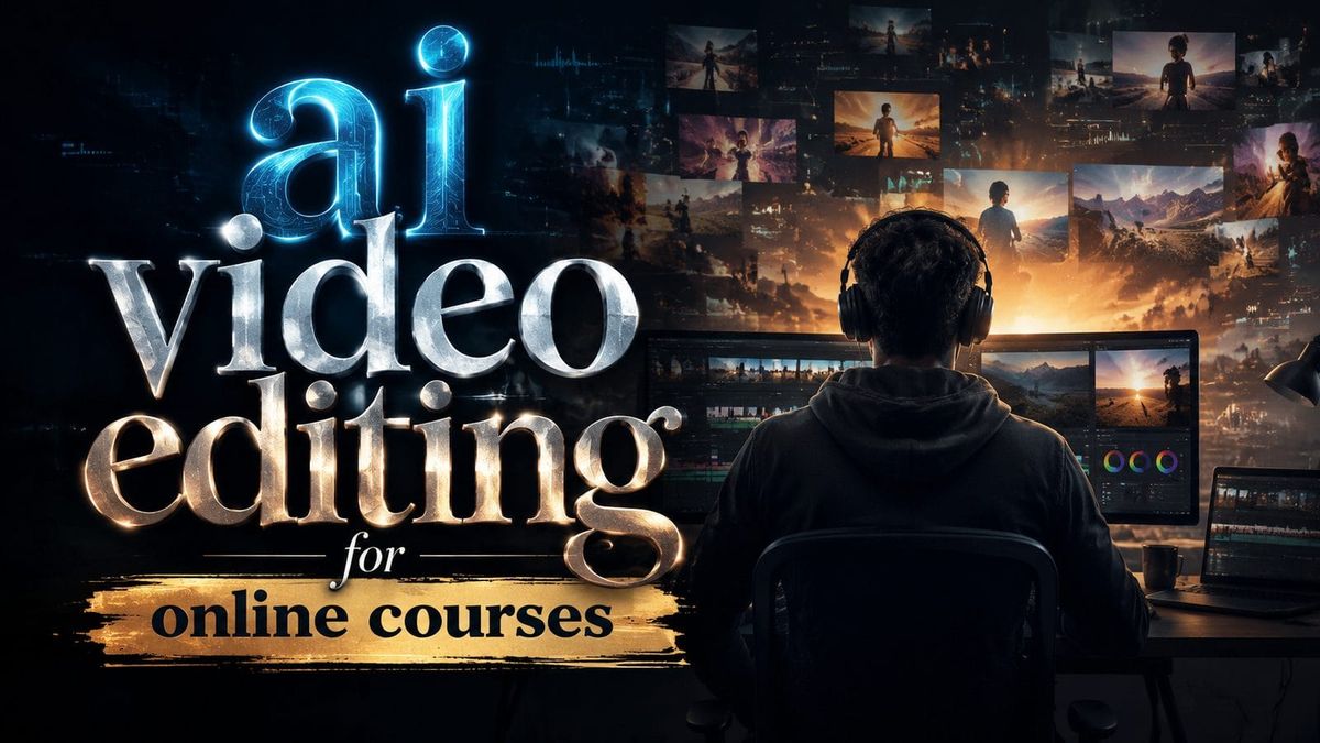 Edición de Vídeos con IA para Cursos Online en 2026