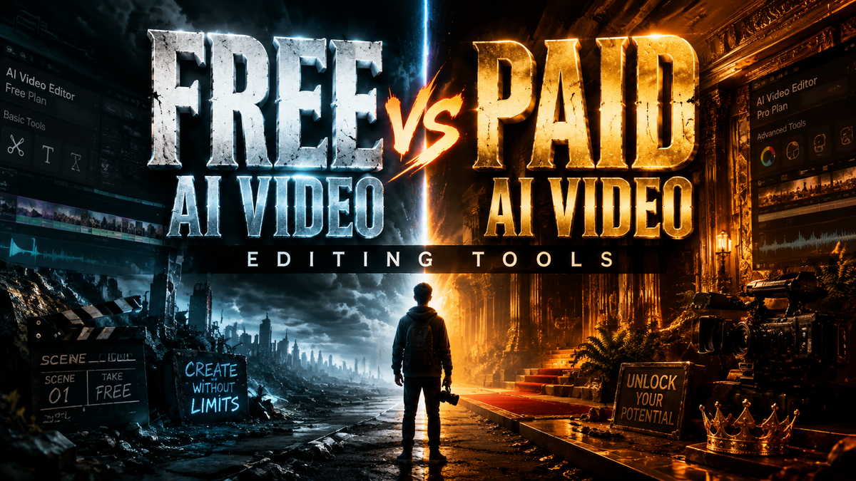 Free vs Paid AI Video Editing Tools: 2026 Comparison Guide