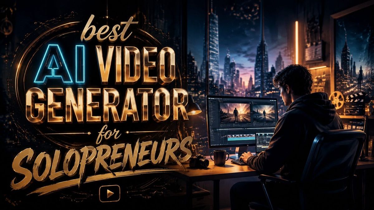 Best AI Video Generator for Solopreneurs in 2026 (Top Picks)