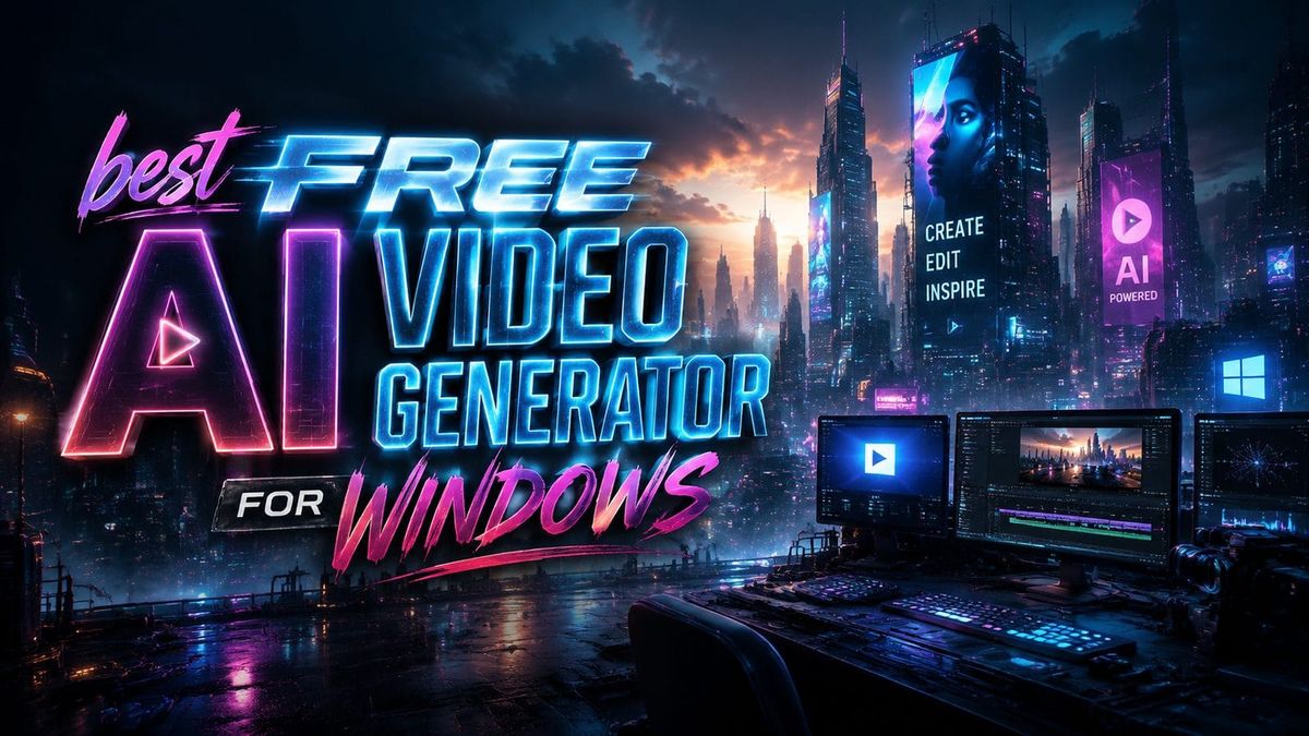 Best Free AI Video Generator for Windows (2026) - Top Picks