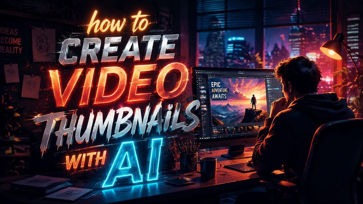 How to Create Video Thumbnails with AI in 2026 (Step-by-Step Guide)
