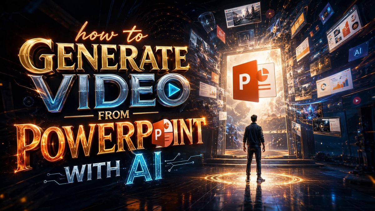 How to Generate Video from PowerPoint with AI (2026 Guide)