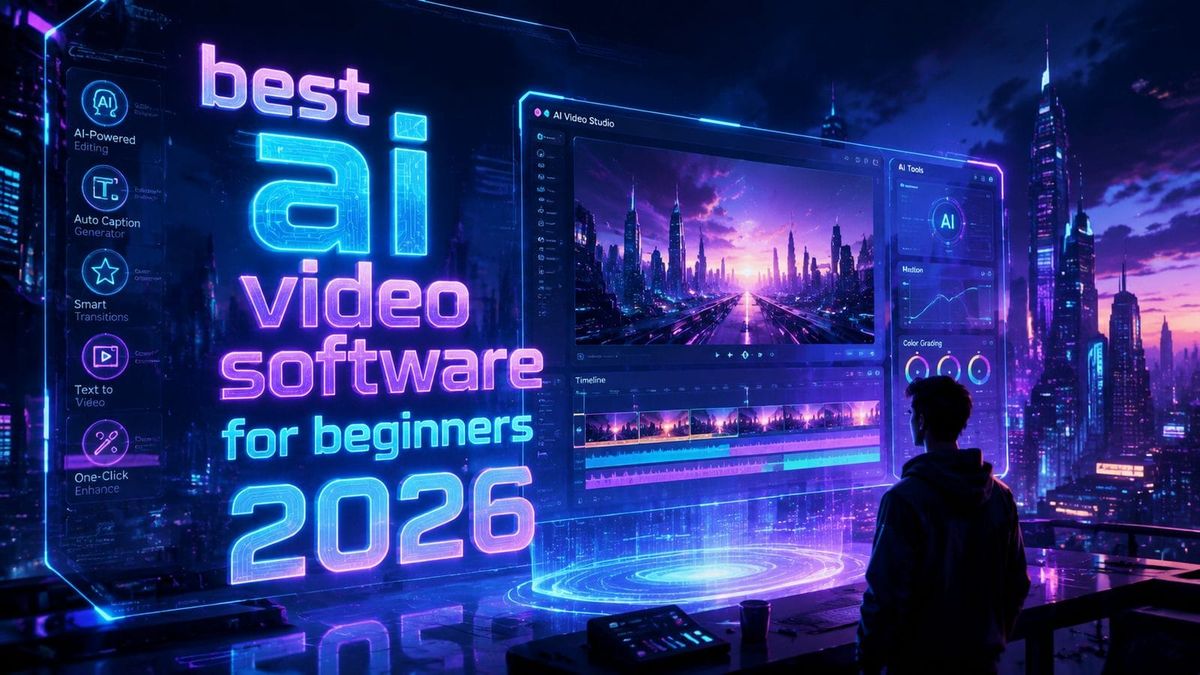 Best AI Video Software for Beginners in 2026 (Top Picks)