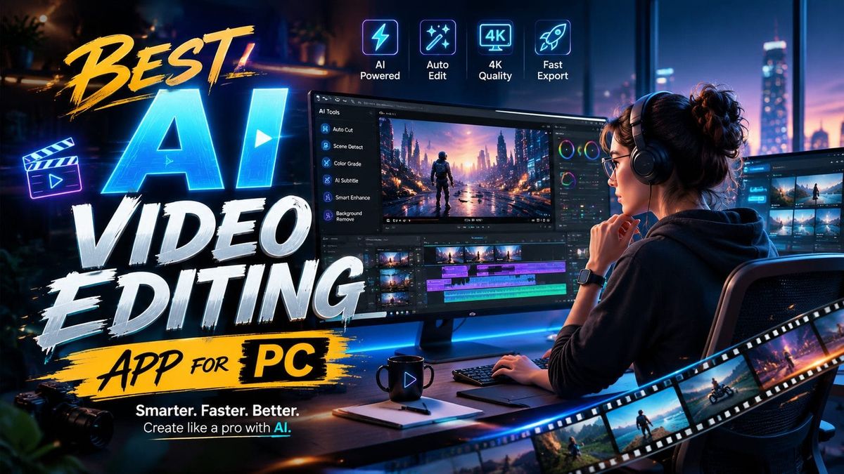 Top 5 Best AI Video Editing Apps for PC in 2026 (Tested)