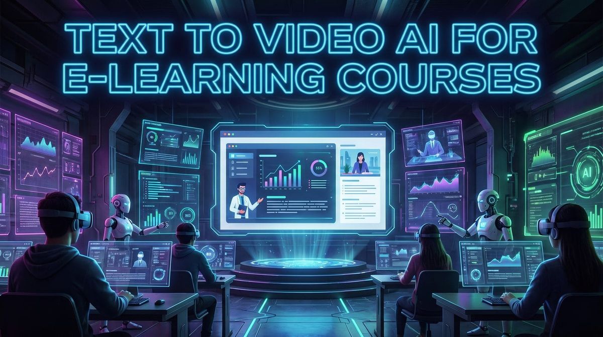 Text to Video AI for E-Learning Courses (2026 Trends & Tools)