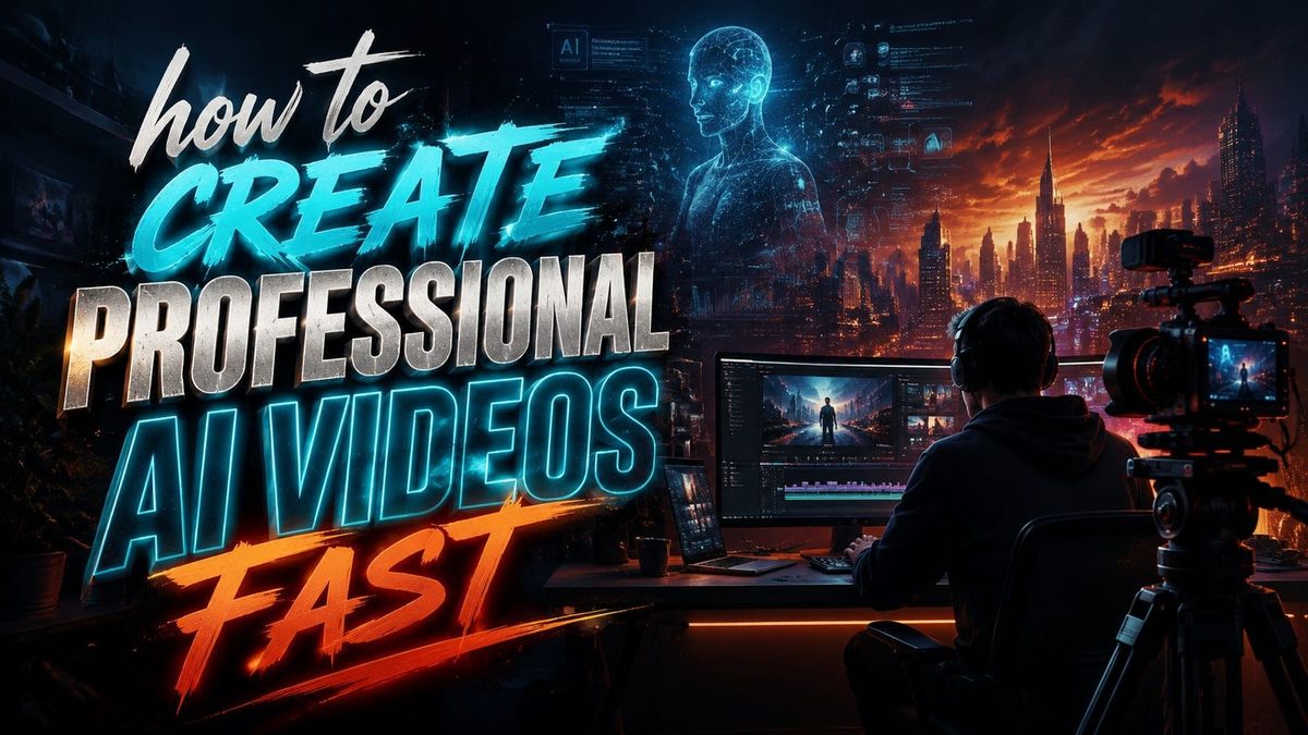 Cómo crear videos profesionales con IA rápidamente en 2026