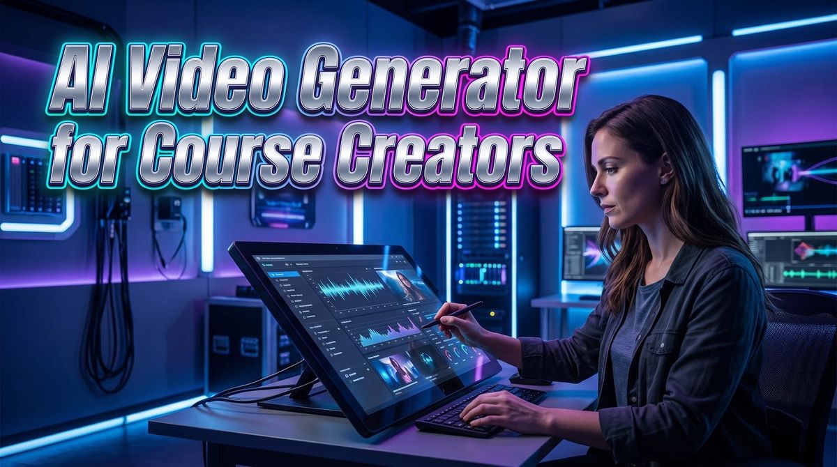 Generador de videos con IA para creadores de cursos (2026)