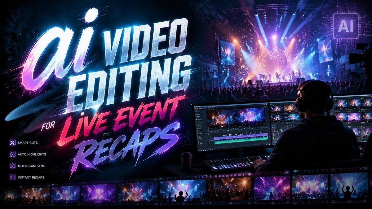 AI Video Editing for Live Event Recaps: 2026 Trends & Tools