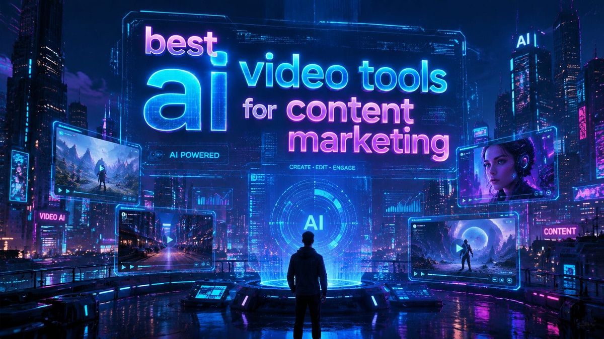 コンテンツマーケティングに最適なAI動画ツール10選（2026年版）