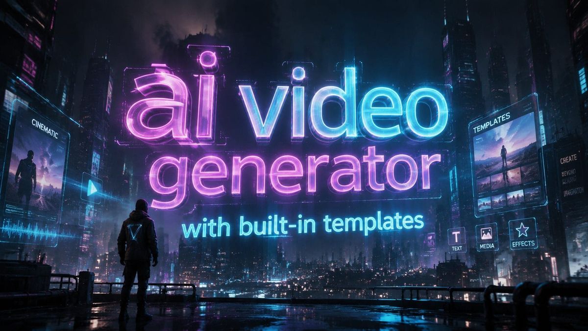 How Does AI Video Generator with Built-in Templates Work in 2026?