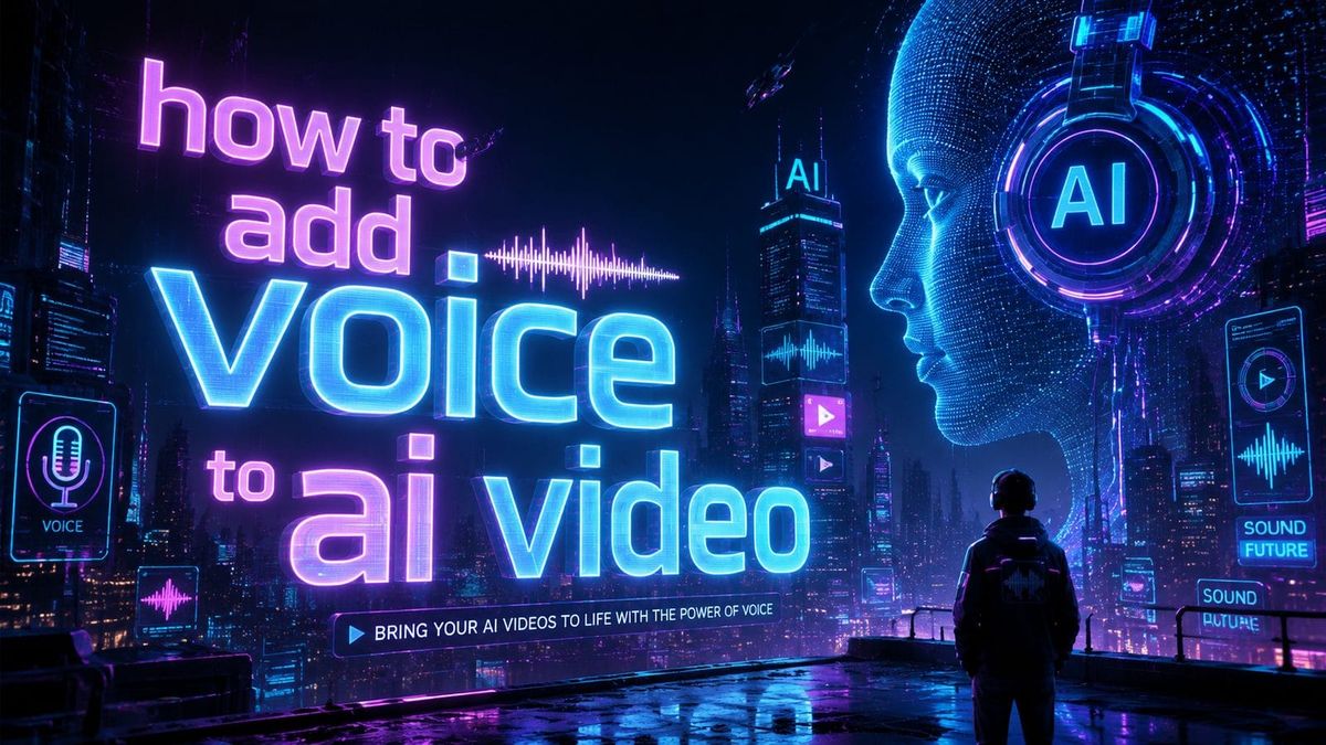 Step-by-Step Guide to Adding Voice to AI Video in 2026