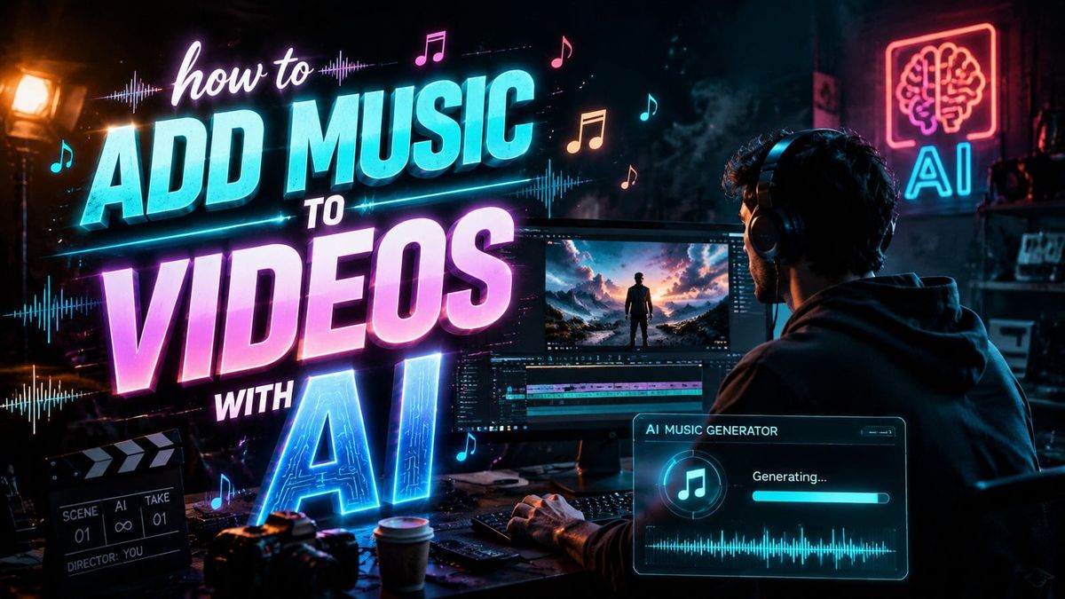 AIで動画に音楽を追加する方法｜簡単ステップガイド