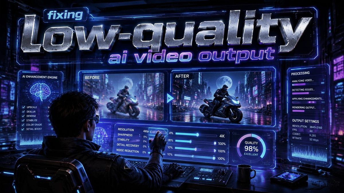 Why AI Video Quality Fails and How to Fix It in 2026