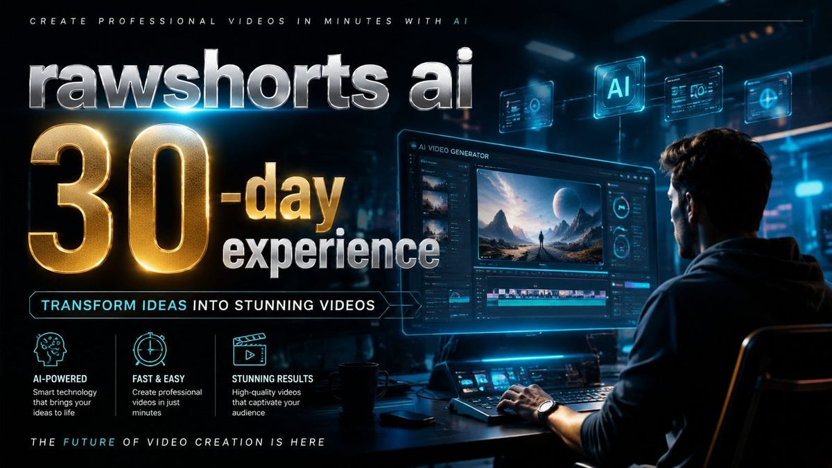 RawShorts AI: Experiencia de 30 días para crear videos