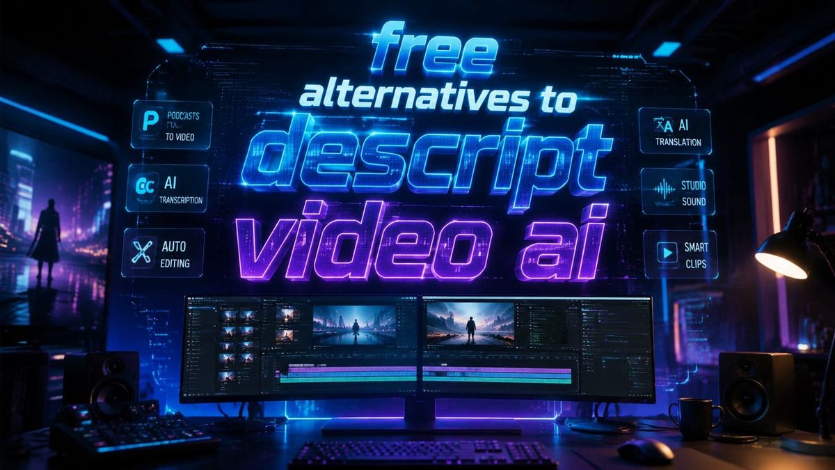 Free Alternatives to Descript Video AI: Top Picks for 2026