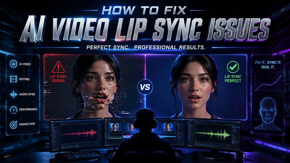 Why AI Video Lip Sync Fails and How to Fix It in 2026