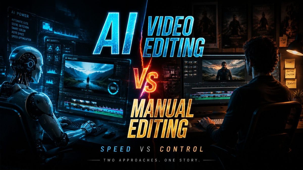 AI Video Editing vs Manual Editing: Pros and Cons in 2026