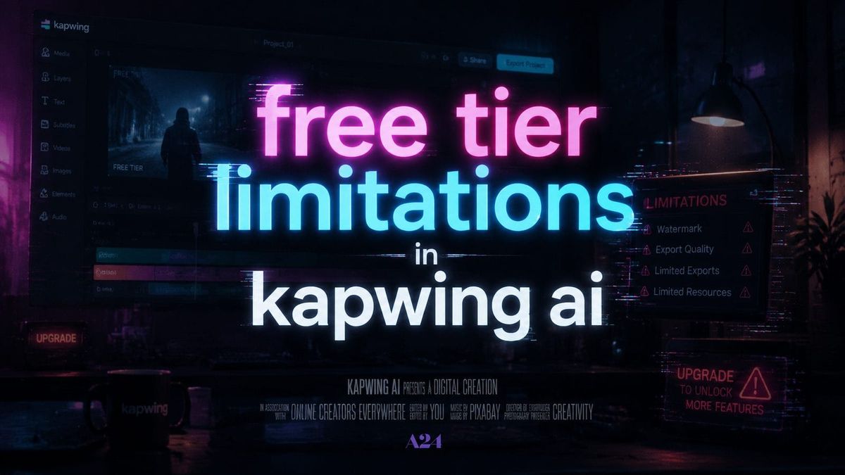 What Are the Free Tier Limitations in Kapwing AI? Complete Guide