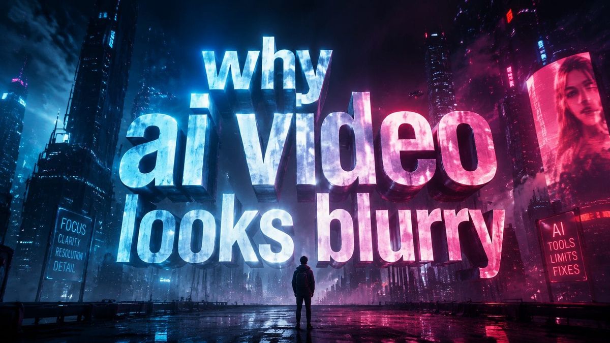 Why AI Video Looks Blurry and How to Fix It in 2026