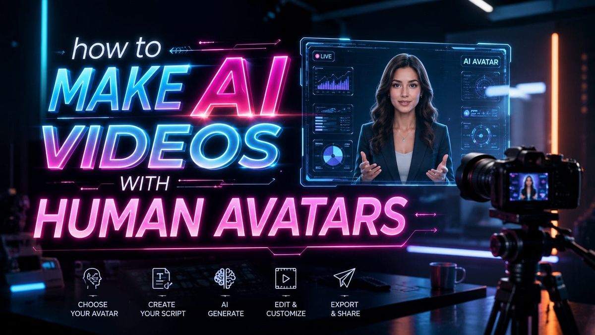 Step-by-Step Guide to Making AI Videos With Human Avatars in 2026