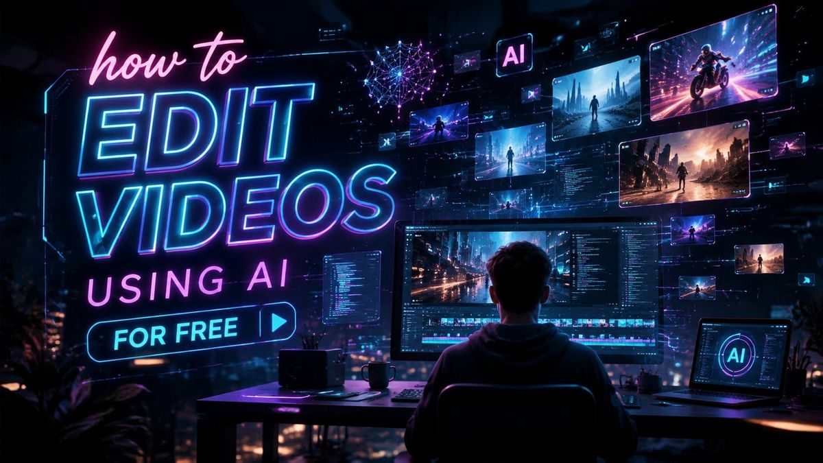 Step-by-Step Guide to Editing Videos Using AI for Free in 2026