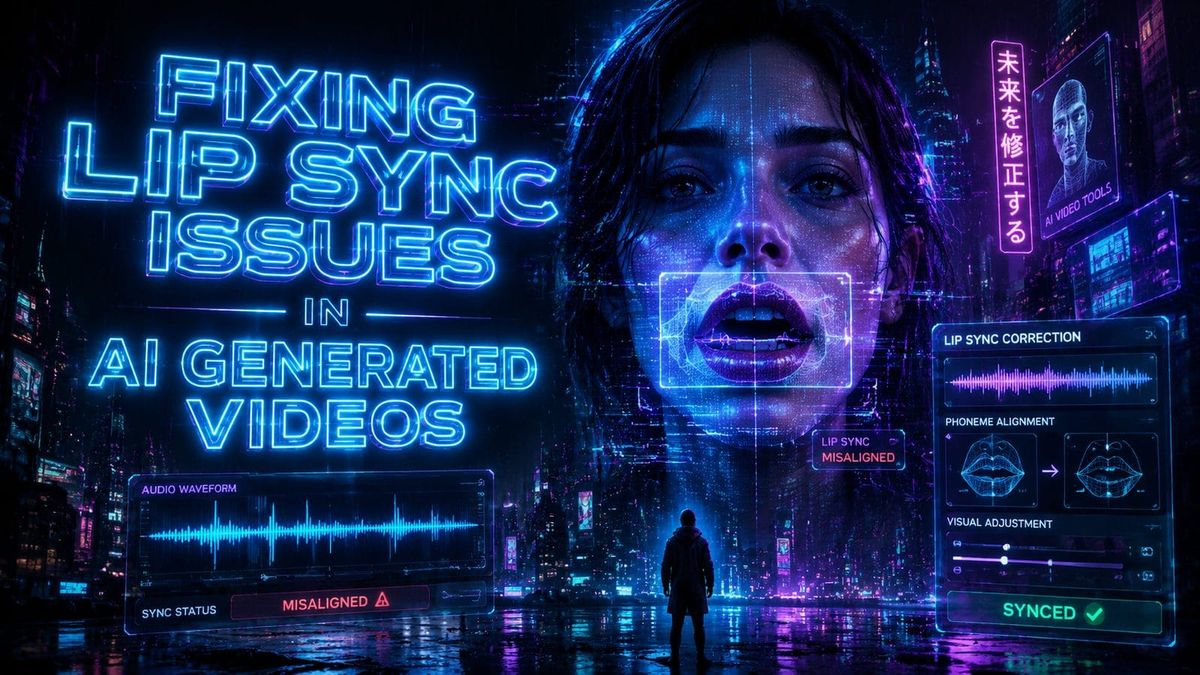 Why AI Video Lip Sync Fails and How to Fix It in 2026