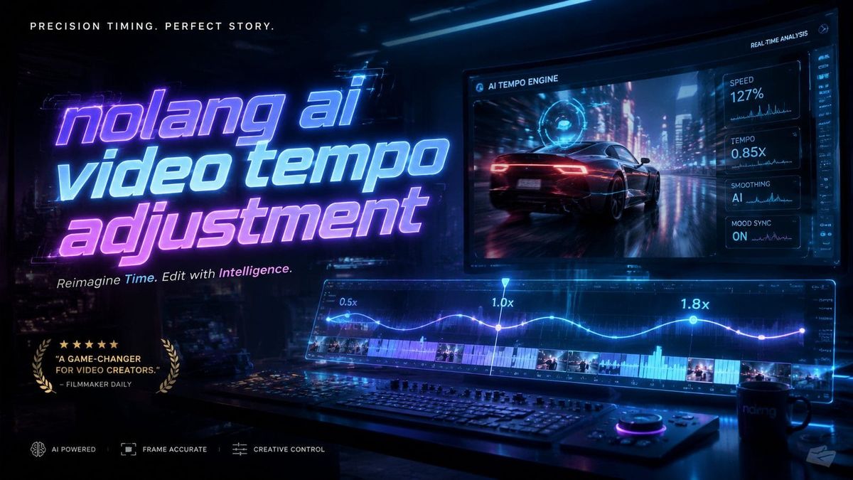 How Does Nolang AI Video Tempo Adjustment Work in 2026?