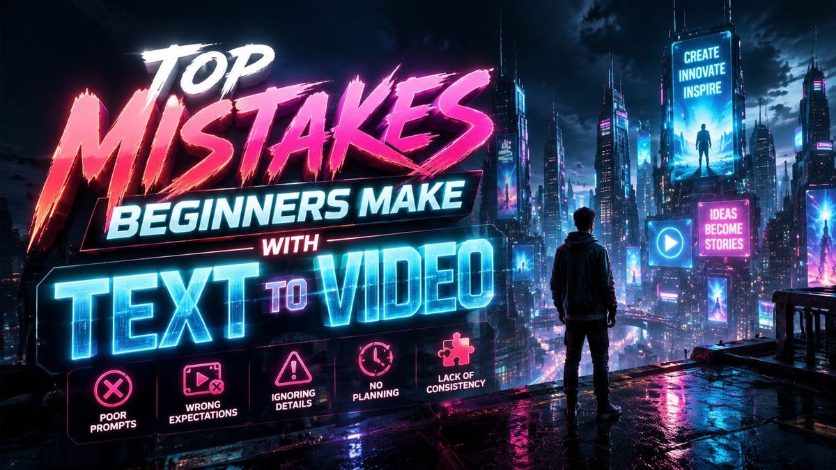 Why Your Text-to-Video Fails: Top Beginner Mistakes to Avoid in 2026