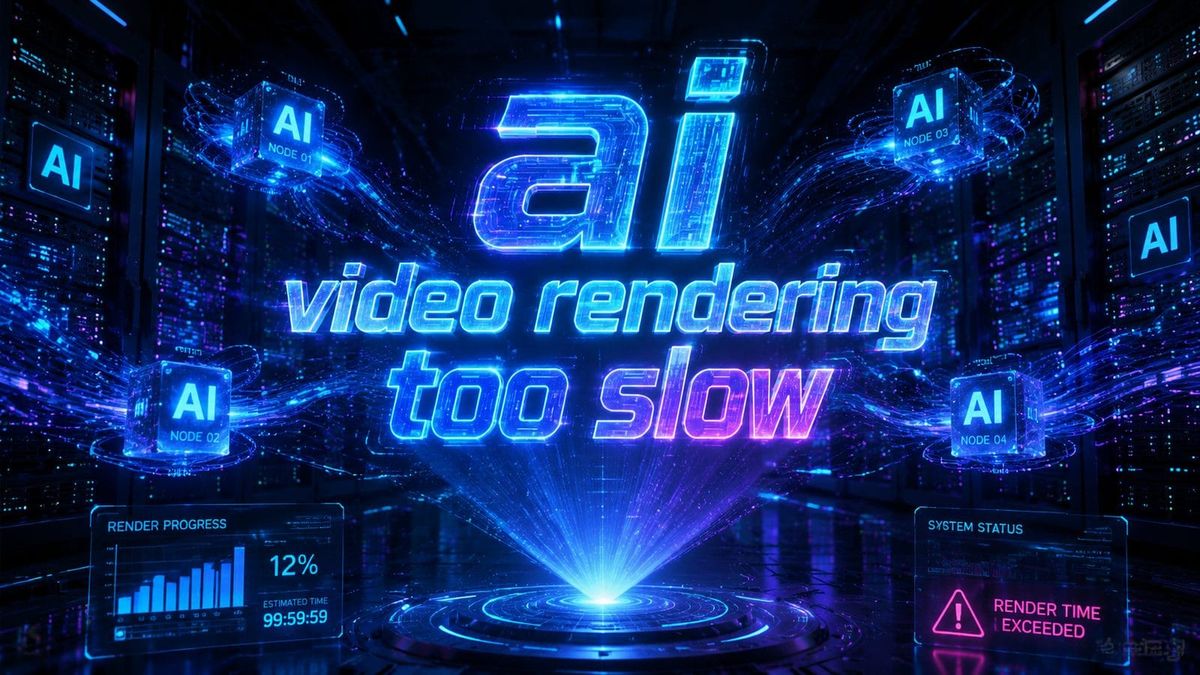 Why AI Video Rendering Is Too Slow and How to Fix It in 2026