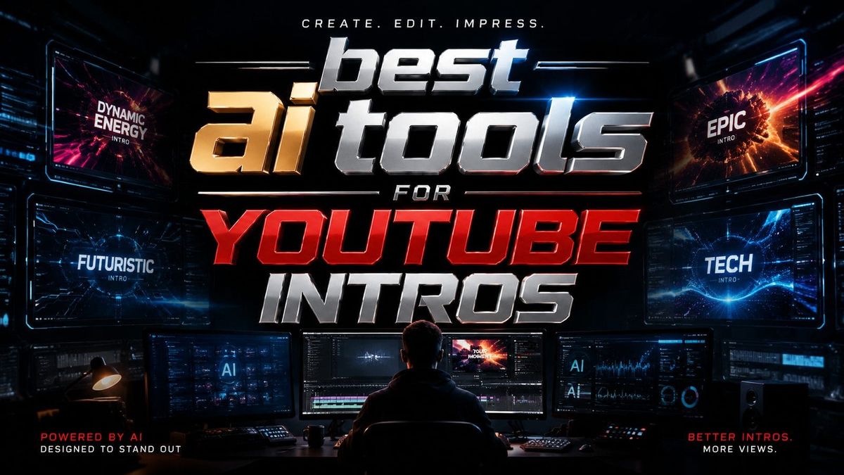 Las mejores herramientas de IA para intros de YouTube en 2026