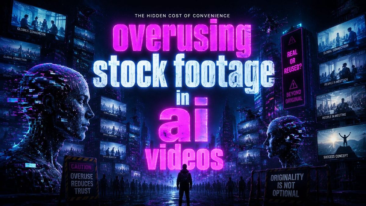 Why Overusing Stock Footage in AI Videos Happens and How to Fix It