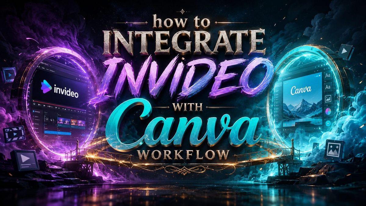 Cómo integrar InVideo con Canva: Guía paso a paso