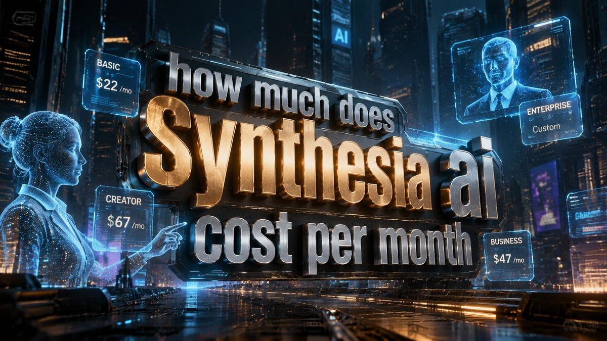 How Much Does Synthesia AI Cost Per Month in 2026?