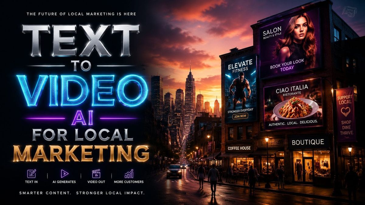 Text to Video AI para Marketing Local: Potencia tu Negocio