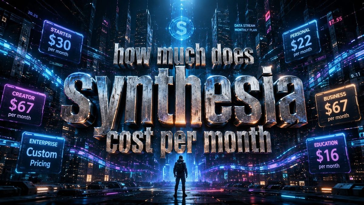 How Much Does Synthesia Cost Per Month in 2026? Pricing Breakdown