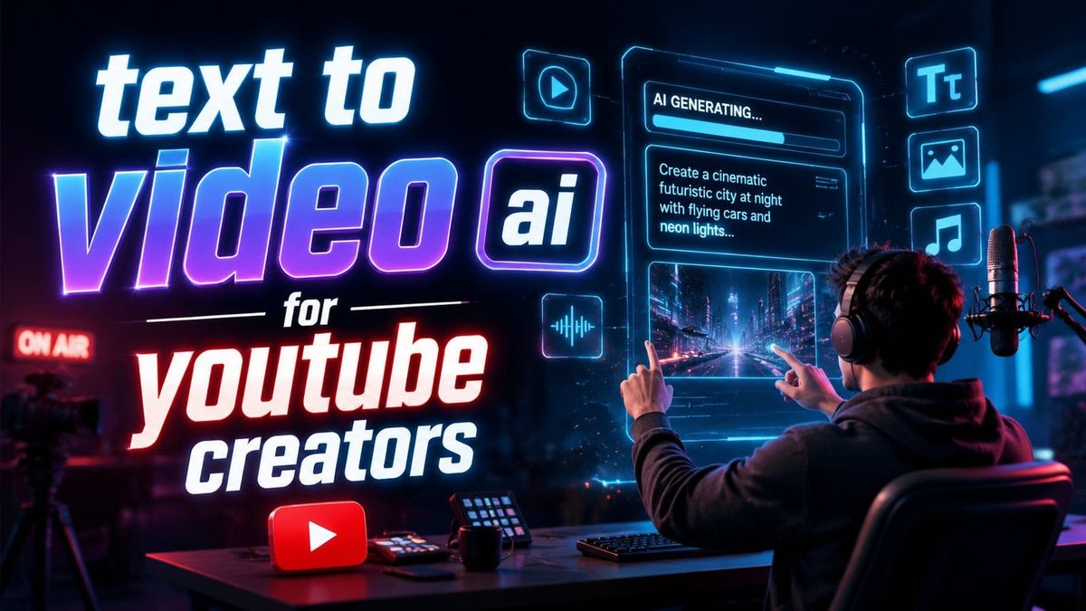 Text to Video AI para Creadores de YouTube en 2026