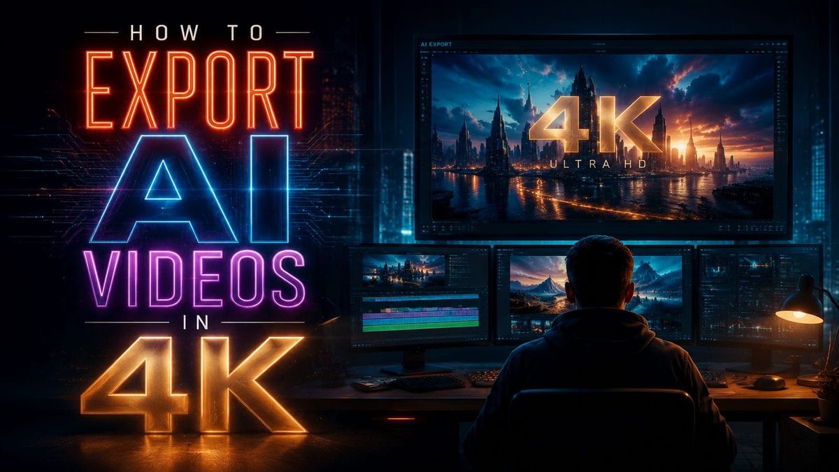 Step-by-Step Guide to Exporting AI Videos in 4K (2026)