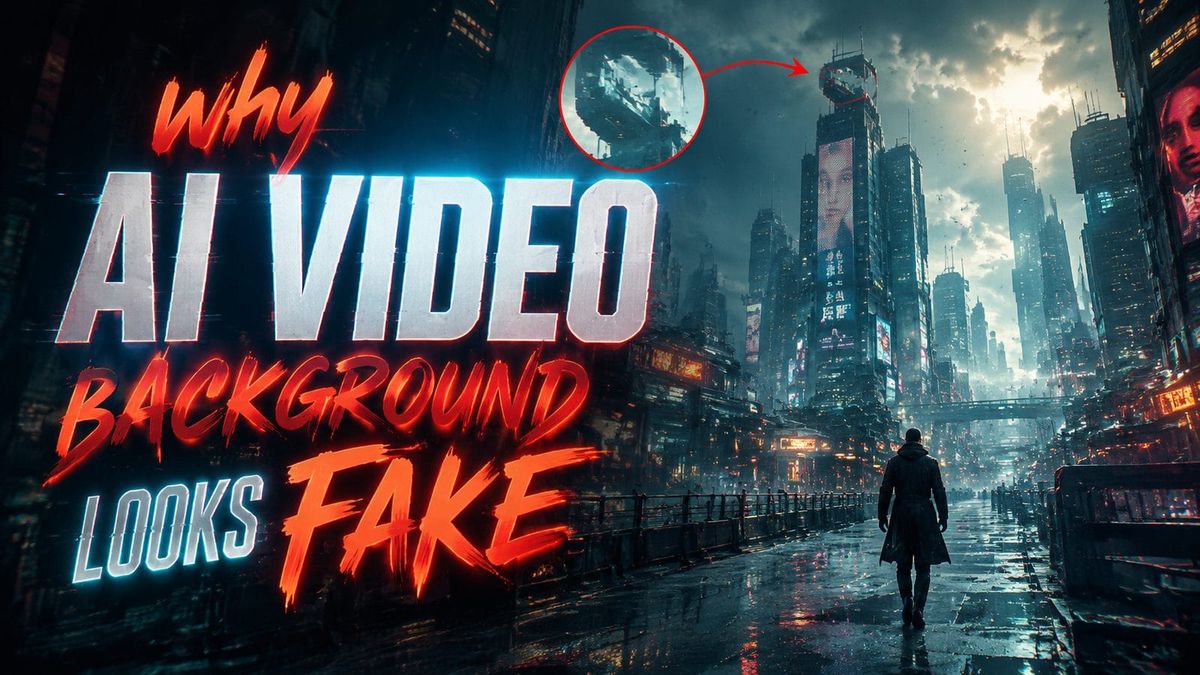 Why AI Video Backgrounds Look Fake and How to Fix It (2026)