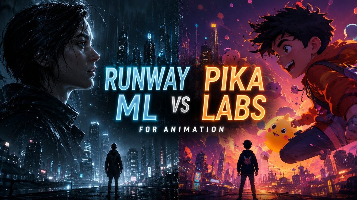 Runway ML vs Pika Labs para animación: Comparativa 2026