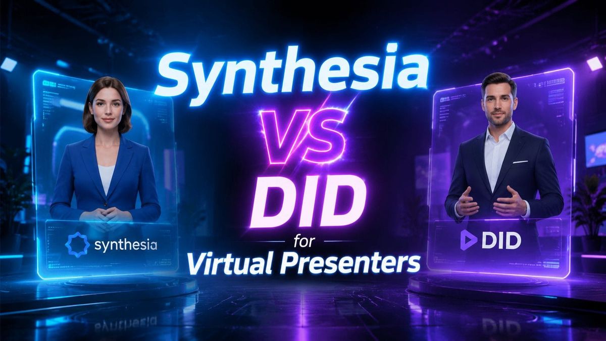 Synthesia vs DID for Virtual Presenters: Which AI Tool Wins in 2026?